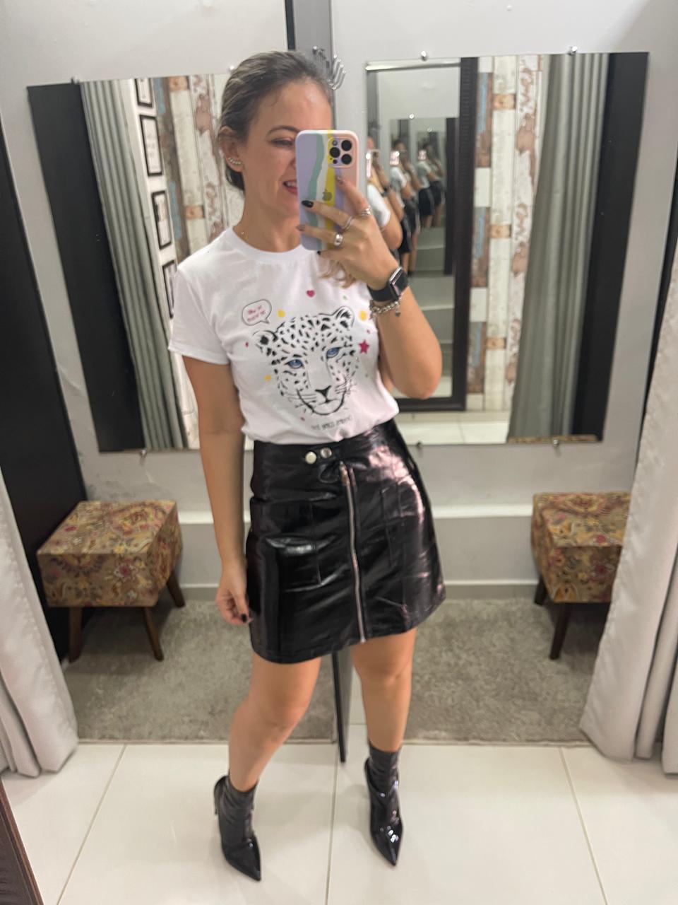 Saia Couro PU