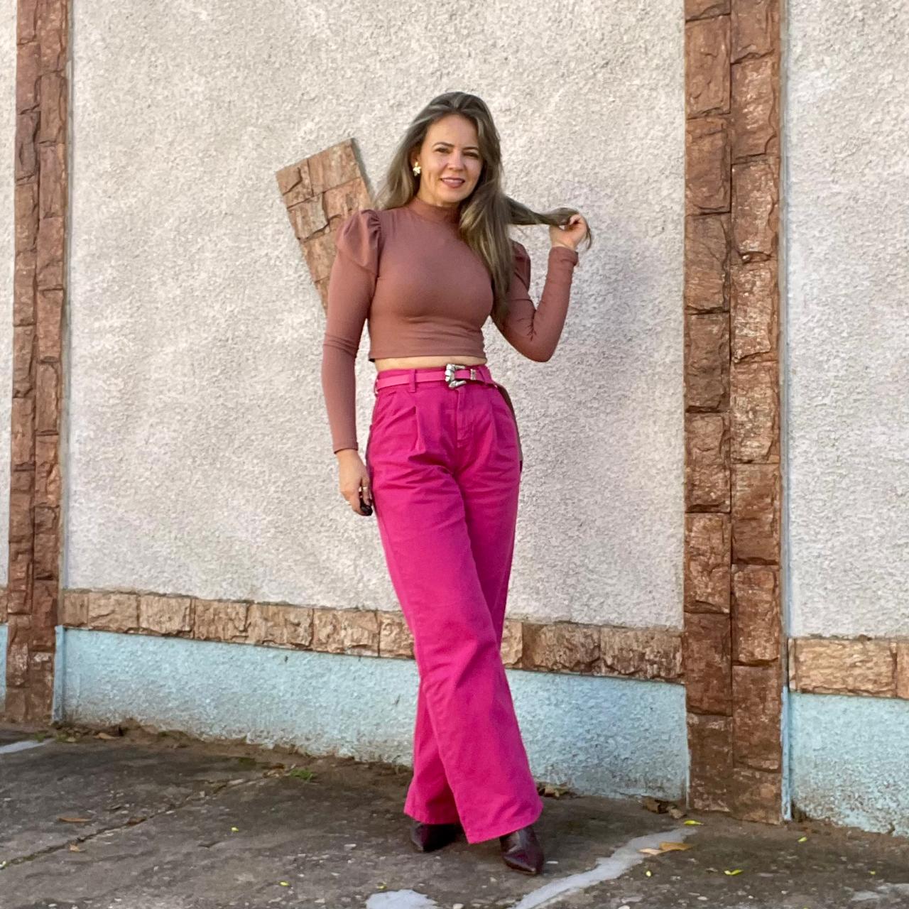 Calça Wide Leg